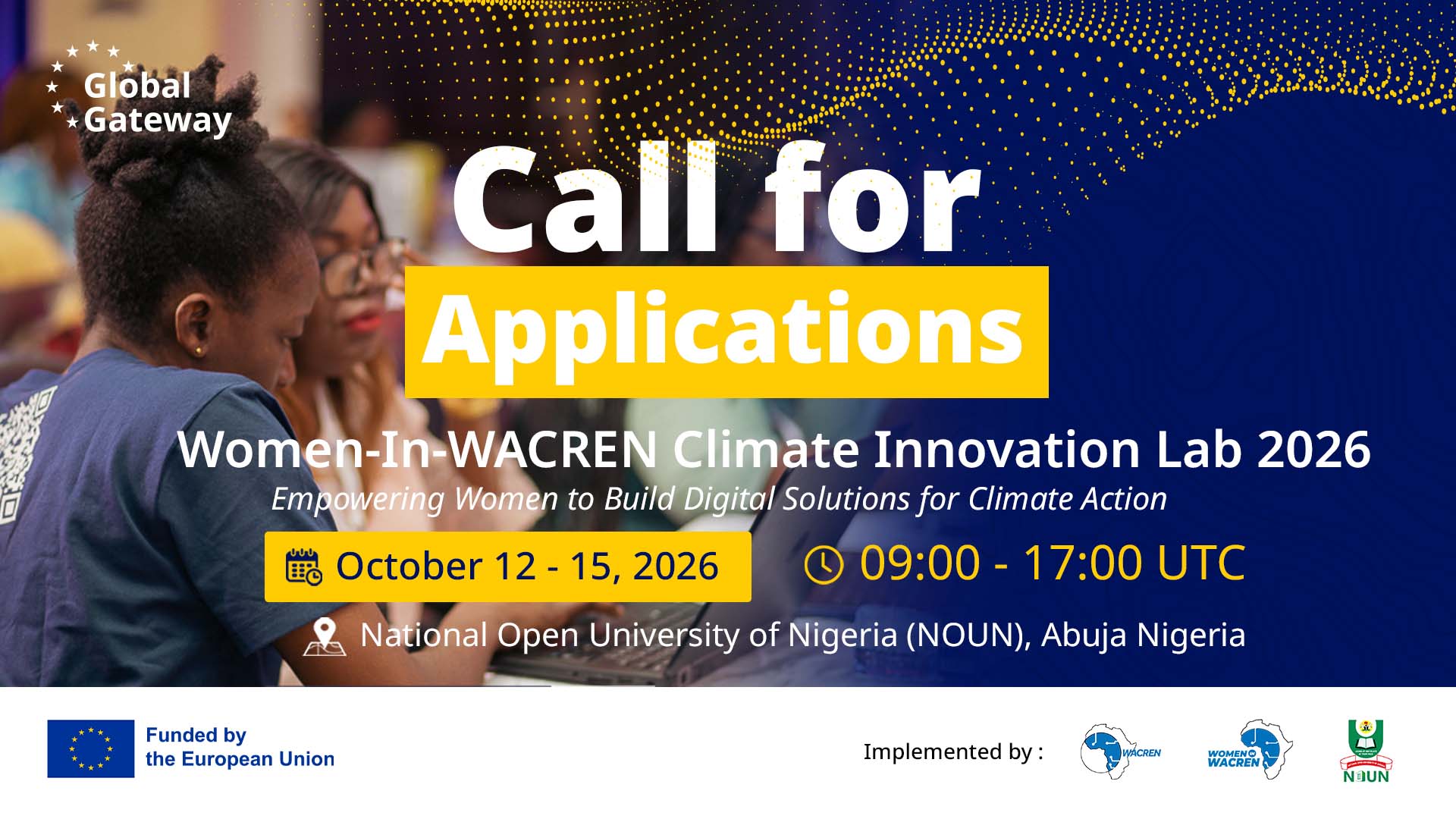 Climate Innovation Lab 2026 call for applications